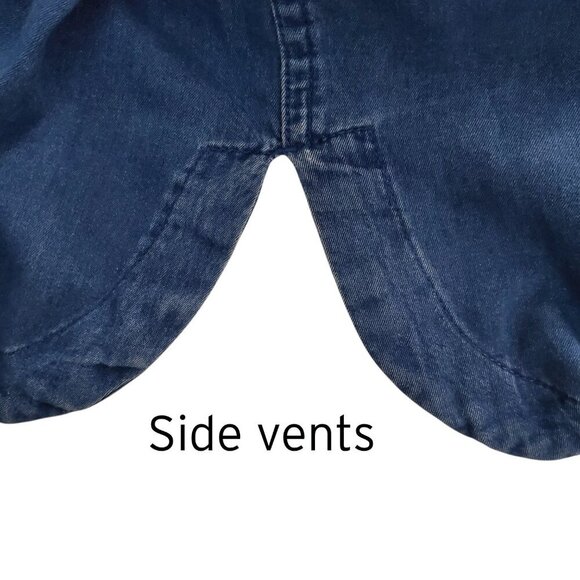 Old Navy Chambray Lightweight Denim Shirtdress Size M - Picture 5 of 12